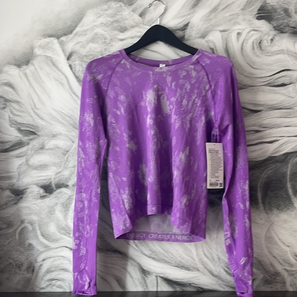 Lululemon Swiftly Tech Long Sleeve 2.0 swmm/ftlv lululemon size 10 new - Picture 4 of 7